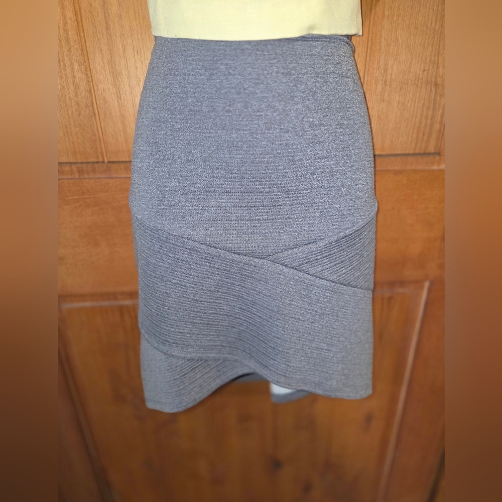 Joe Benbasset Gray Pencil Skirt